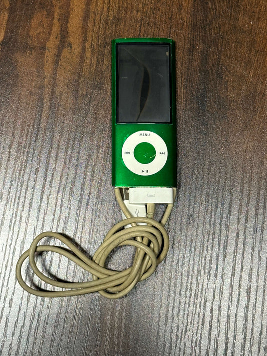 Apple iPod Nano 5th Generation Green Model A1320 FOR PARTS ONLY READ DESCRIPTION