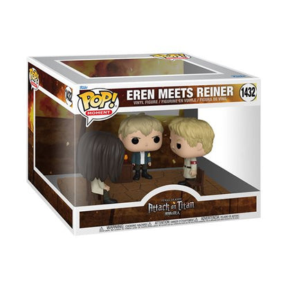 Funko Pop! Moments Attack On Titan Eren Meets Reiner #1432 AOT Anime Collectable