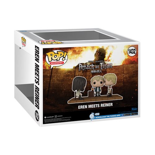 Funko Pop! Moments Attack On Titan Eren Meets Reiner #1432 AOT Anime Collectable