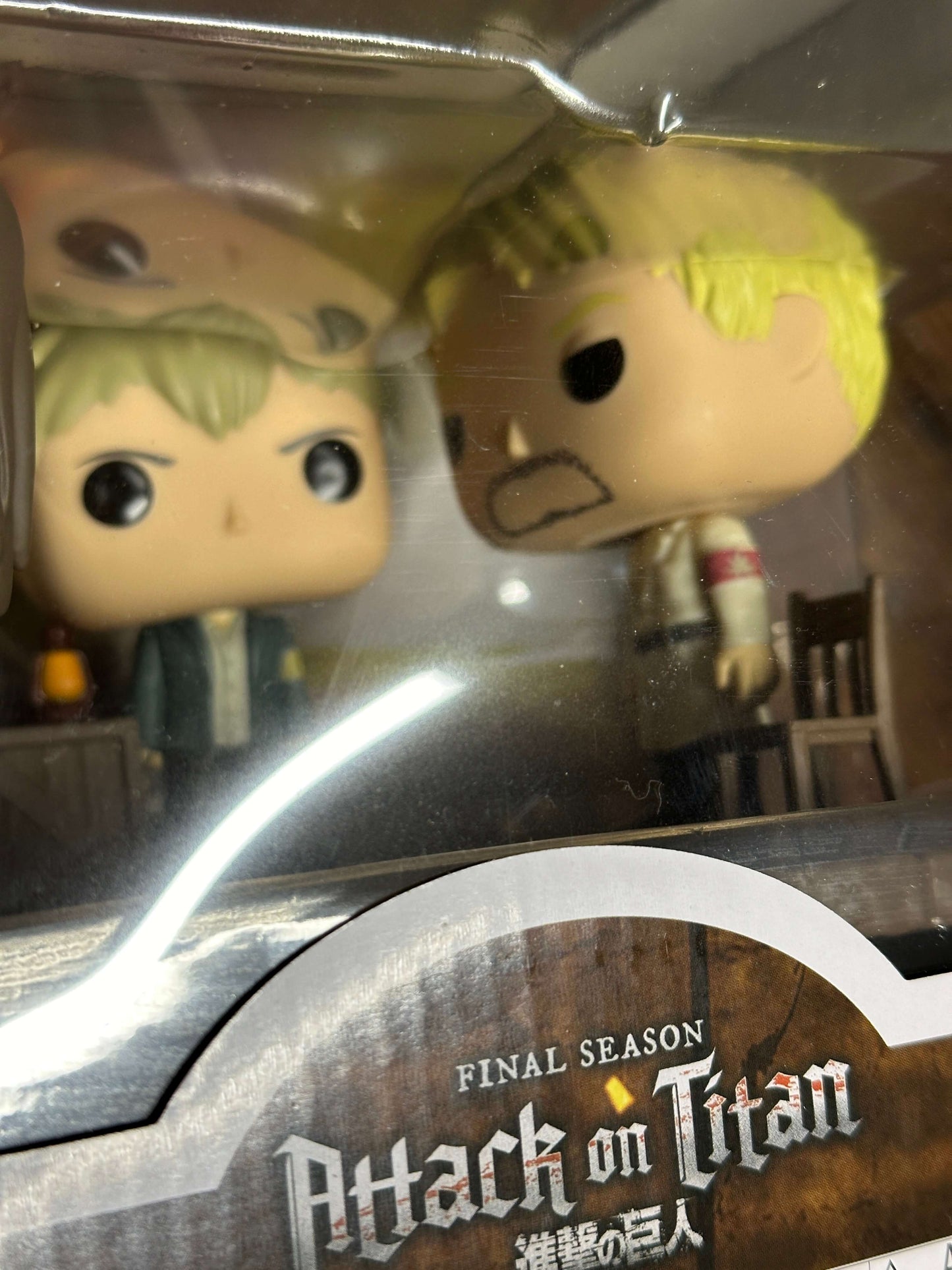 Funko Pop! Moments Attack On Titan Eren Meets Reiner #1432 AOT Anime Collectable