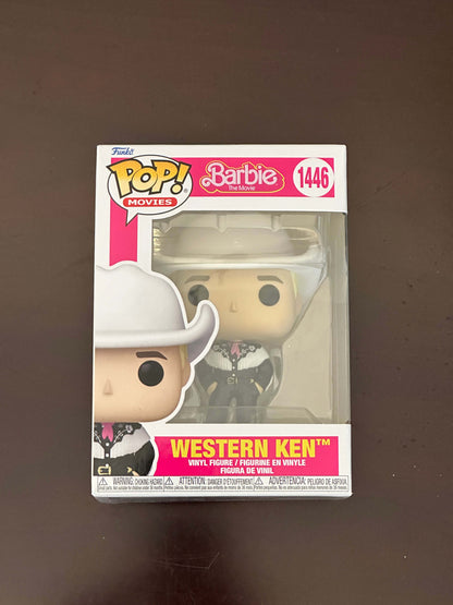 NIB Funko Pop! Movies Barbie - Western Ken Vinyl Figure #1446