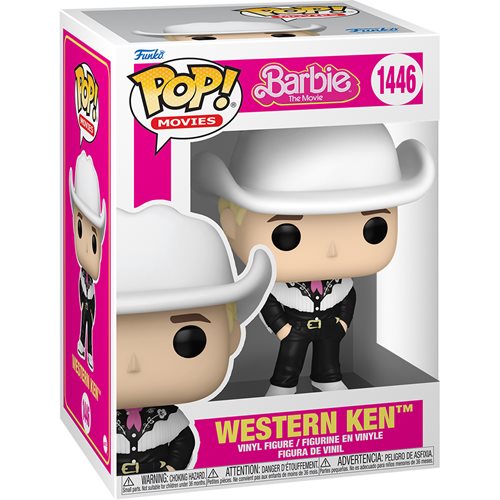 NIB Funko Pop! Movies Barbie - Western Ken Vinyl Figure #1446