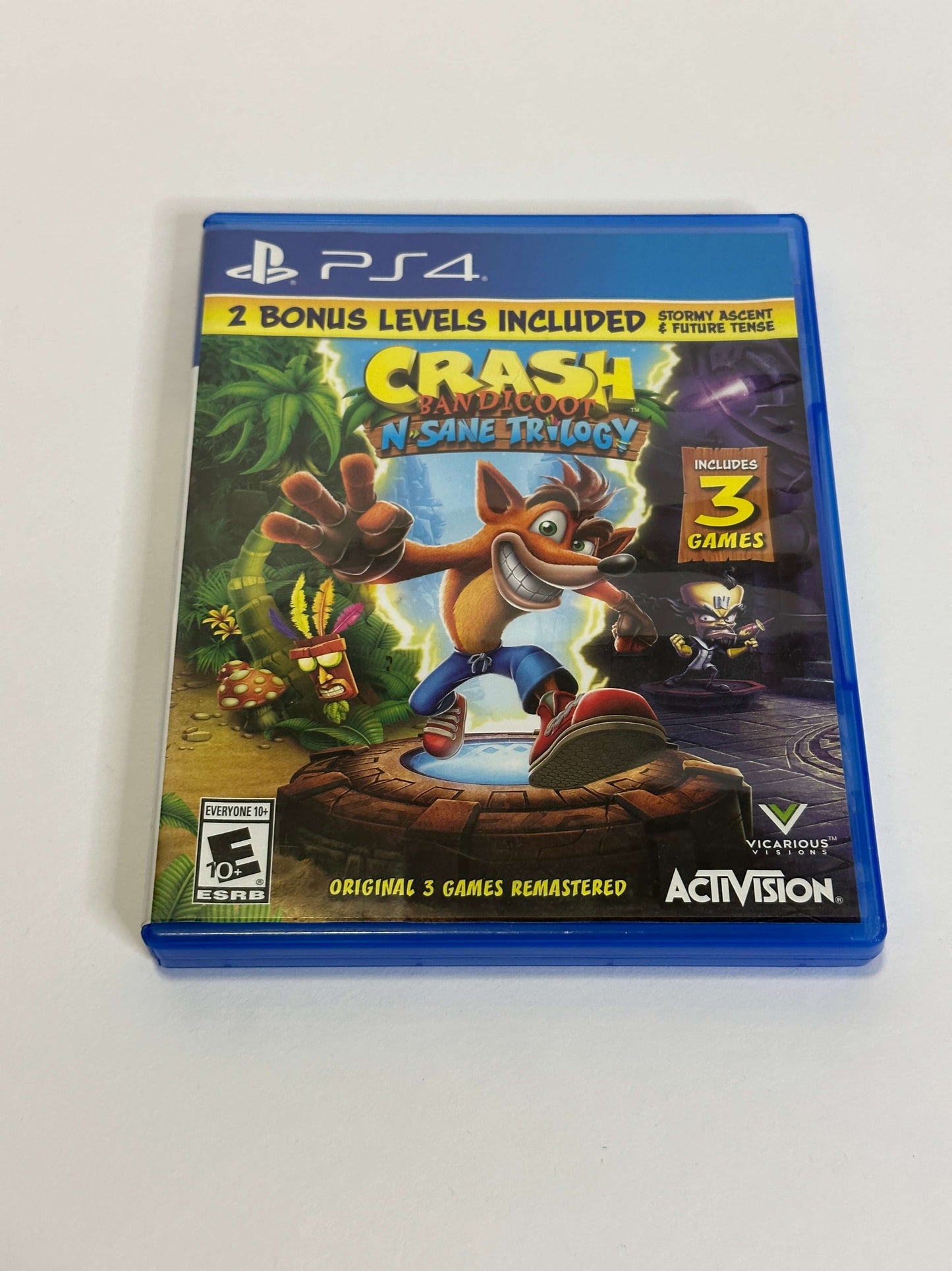 Crash Bandicoot N Sane Trilogy PS4 Box - NO DISC Retro Classic Action Adventure