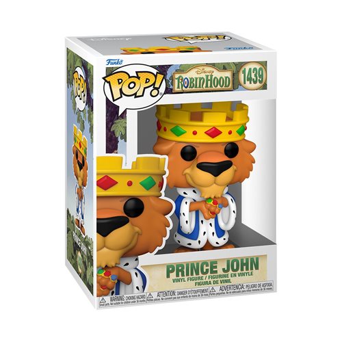 Disney Robin Hood Prince John Funko Pop! Vinyl Figure #1439 Collectible