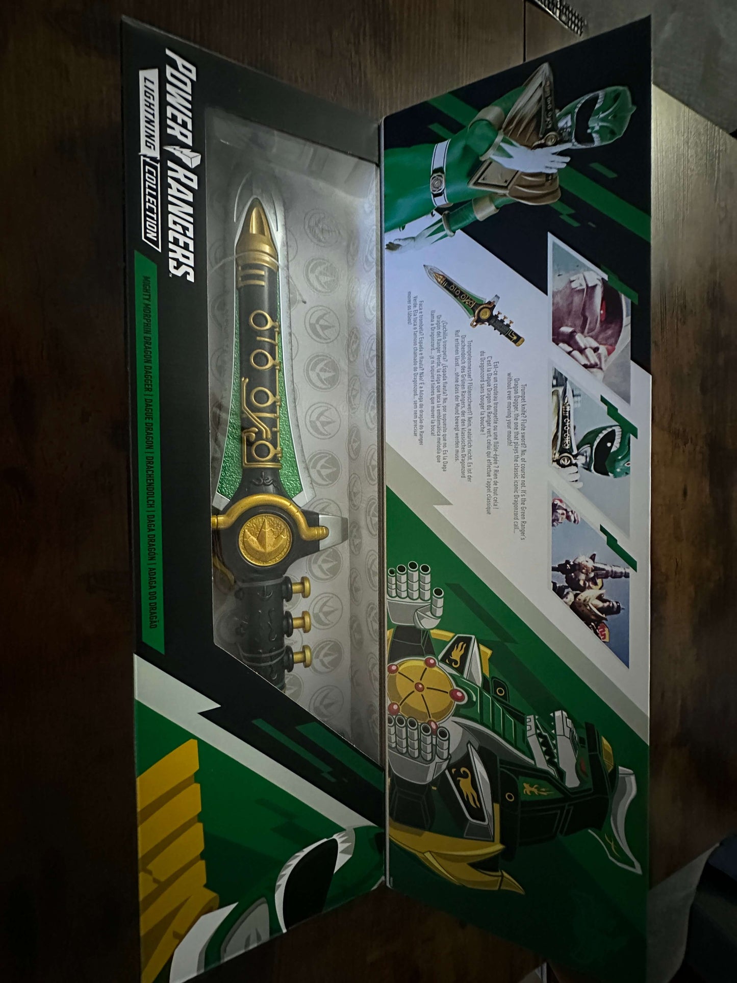 Green Ranger DRAGON DAGGER Mighty Morphin Power Rangers Lightning Collection NIB