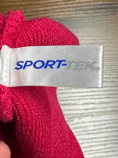 Sport-Tek Spectator Pink White Beanie STC20 OS Striped Acrylic Warm Cozy Comfy