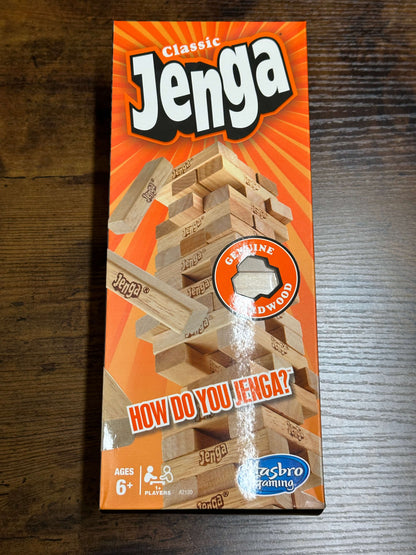 Jenga Hasbro Classic Game - A2120 Hasbro Games Family Game Bar Stack Fun Board