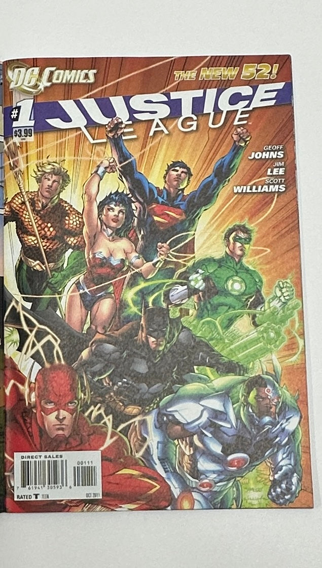 Justice League #1 DC Comics New 52 March 2013 Warners Bros. Studio Exclusive