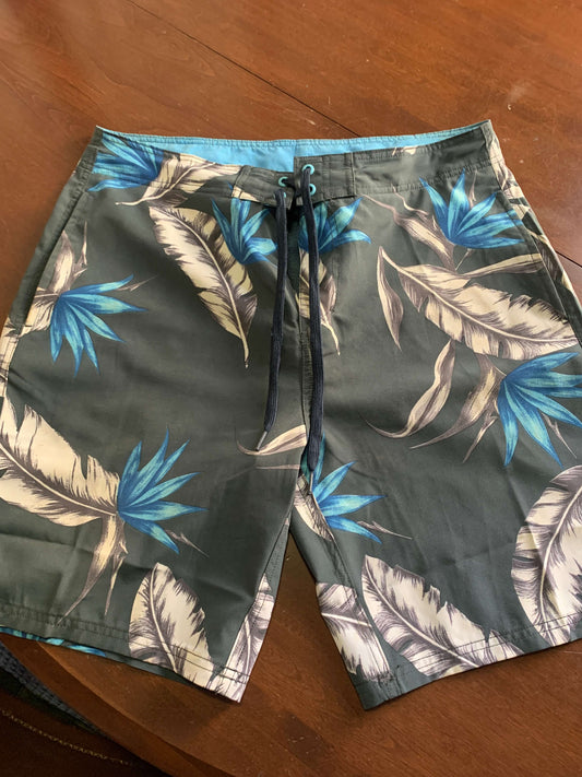 Board Shorts Swim Shorts summer beachwear water quick drying (IslandHaze & Liive Vision) Men's Large-34 PRE-OWNED