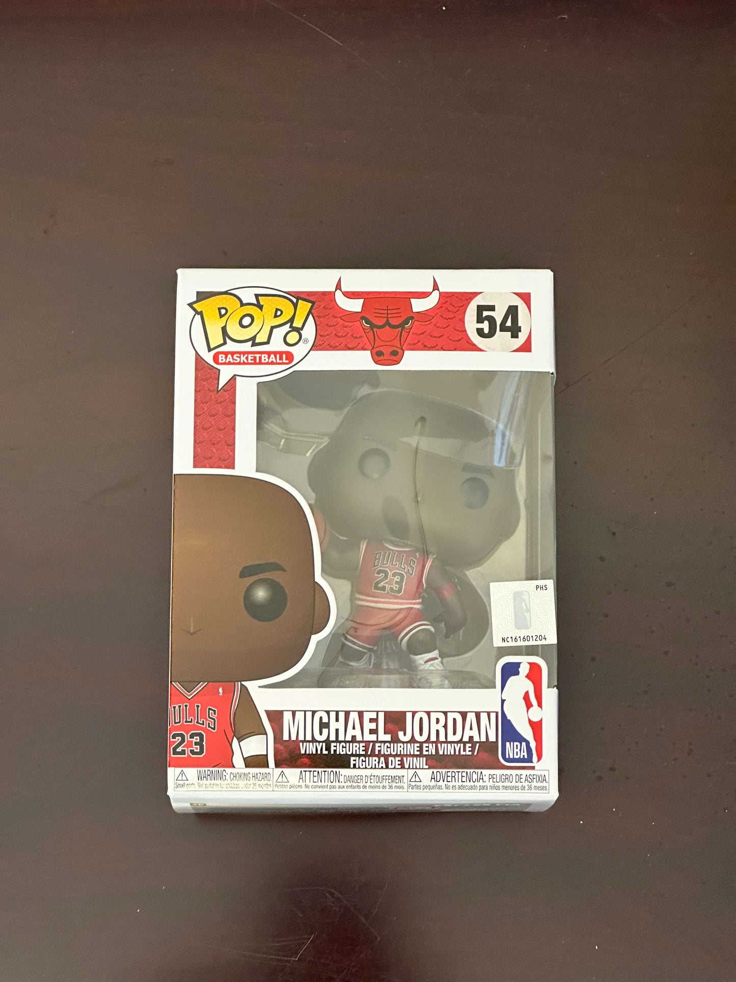 NIB Funko Pop NBA Chicago Bulls Michael Jordan #54 Vinyl Figure