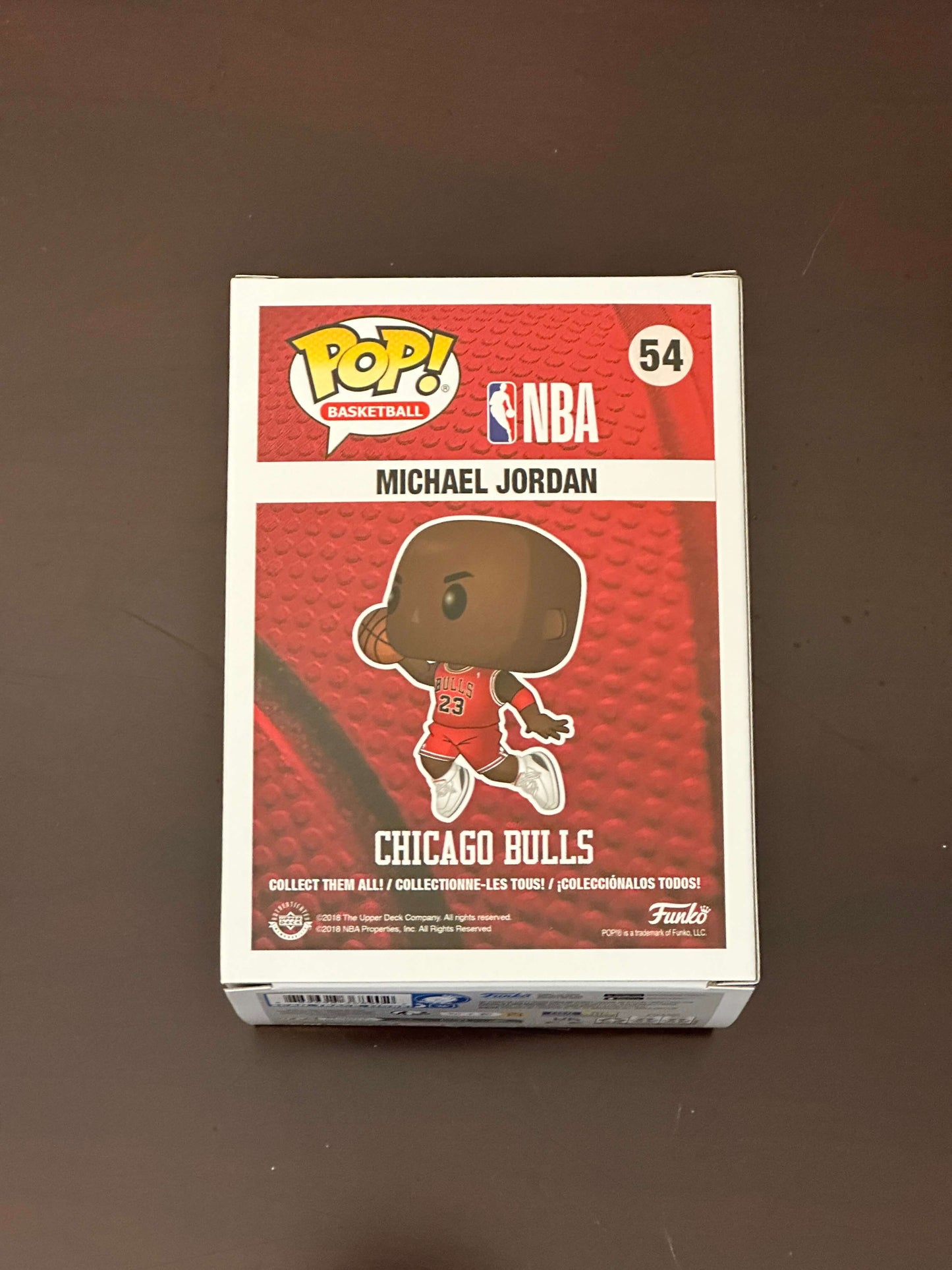 NIB Funko Pop NBA Chicago Bulls Michael Jordan #54 Vinyl Figure