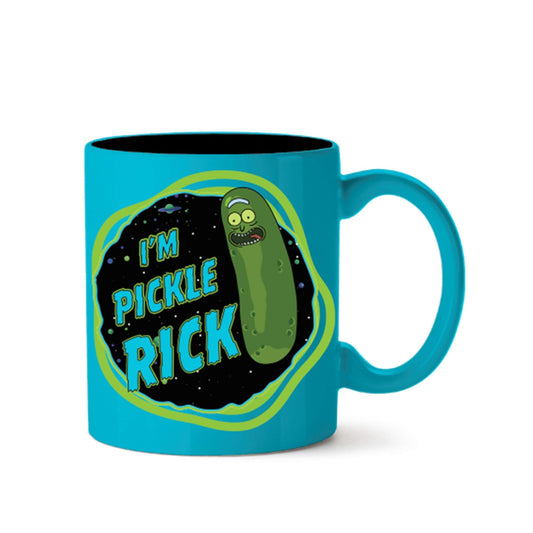 Rick & Morty Pickle Rick Coffee Mug Animated Cartoon Sci-Fi Sanchez Multiverse