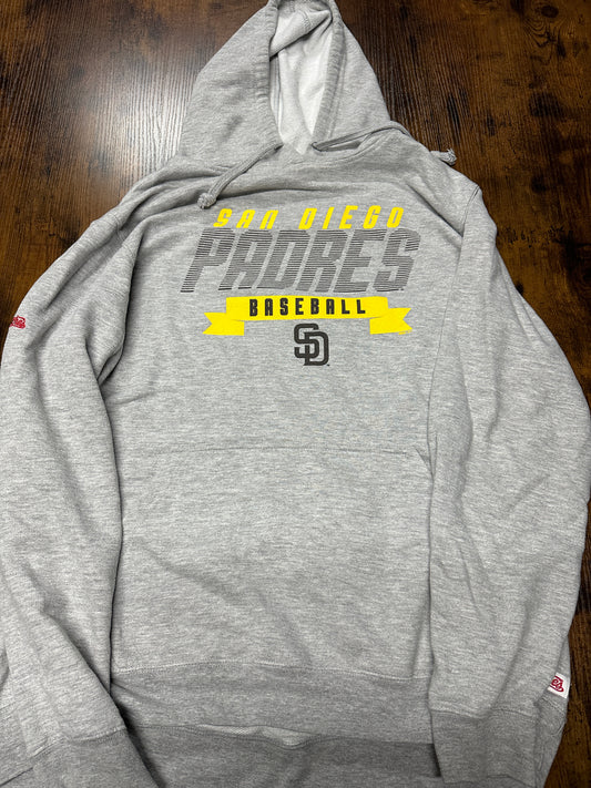 San Diego Padres Stitches Gray Sweater Men’s Adult Size XL MLB Pullover Hoodie