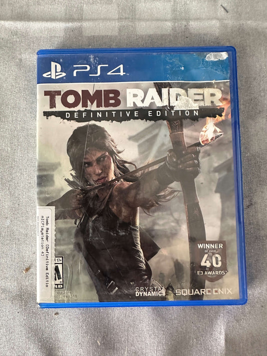 Tomb Raider -- Definitive Edition (Sony PlayStation 4, 2014) PS4 Used