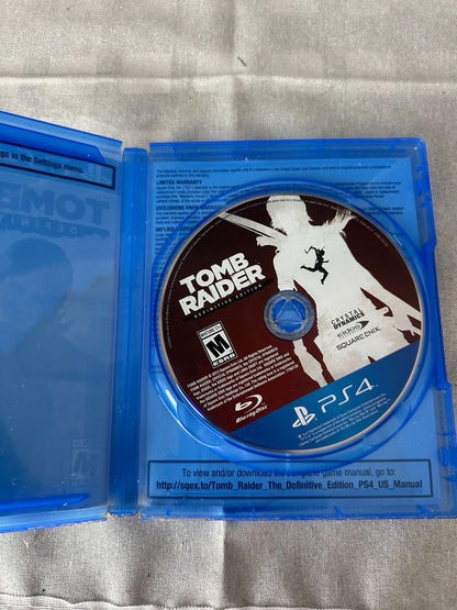 Tomb Raider -- Definitive Edition (Sony PlayStation 4, 2014) PS4 Used