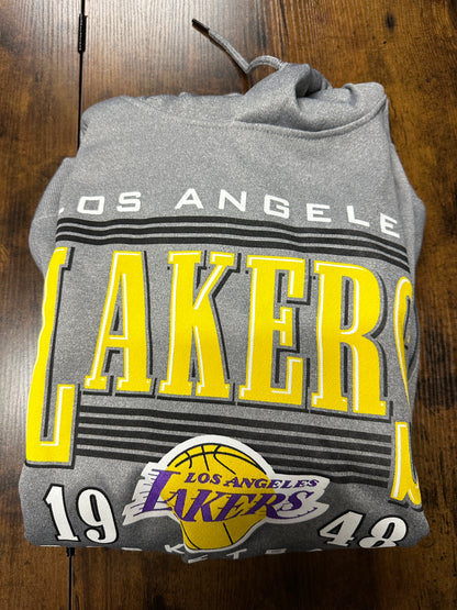 los angeles lakers nba est 1948 pullover hoodie XL sweatshirt gray kobe shaq LA